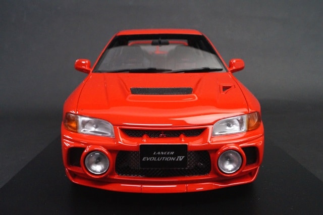 新品16C04-02 onemodel 1/18 三菱 EVO ランサー IV レッド