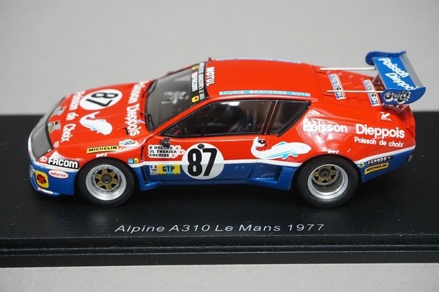 1/43 スパーク S5480 アルピーヌ A310 ルマン 1977 #87, Boost