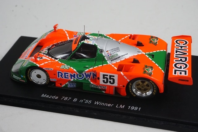 1/43 スパーク 43LM91 マツダ 787 B ルマン 優勝 1991 #55 V