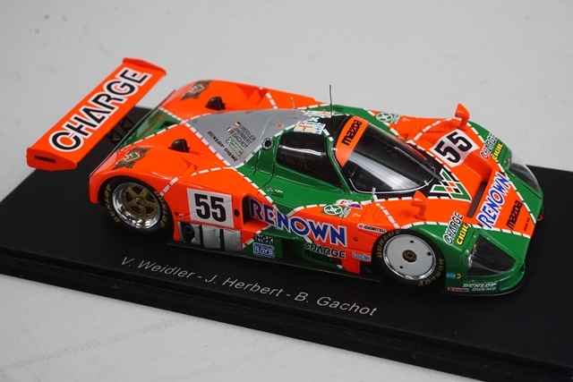 【希少】Spark 1/43 マツダ 787B 1991 ルマン優勝 #55 1/43 スパーク 43LM91 マツダ 787 B ルマン 優勝 1991 #55 V