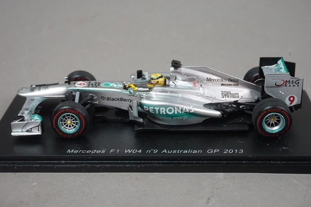 1/43 メルセデス W04 N.ロズベルグ 2013 #9【410130009】 スパーク 1⁄43 メルセデス F1 W04 F1 GP 2013 Spark PMA