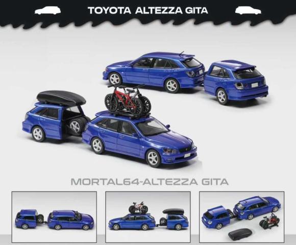 新品 MORTAL 1/64 トヨタ アルテッツァ ジータ TOYOTA ALTEZZA GITA