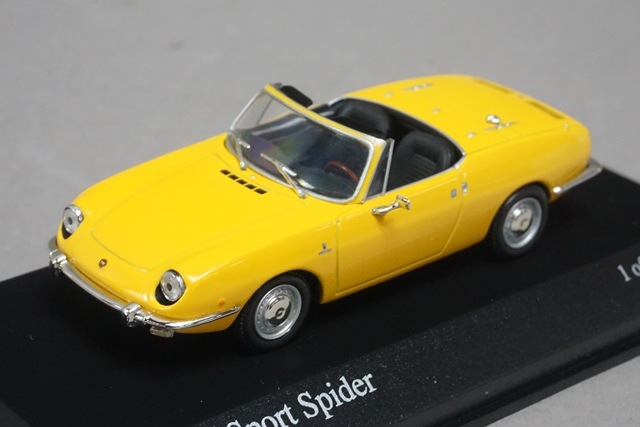 ヒィアットミニカー 1/43 ミニチャンプス 400121232 フィアット 850 スポーツ