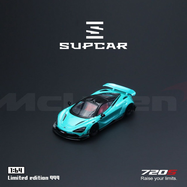 予約 SC64043 SUPCAR SC 1/64 マクラーレン McLaren 720S Cyan Blue