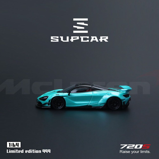新品 SC64043 SUPCAR SC 1/64 マクラーレン McLaren 720S Cyan Blue