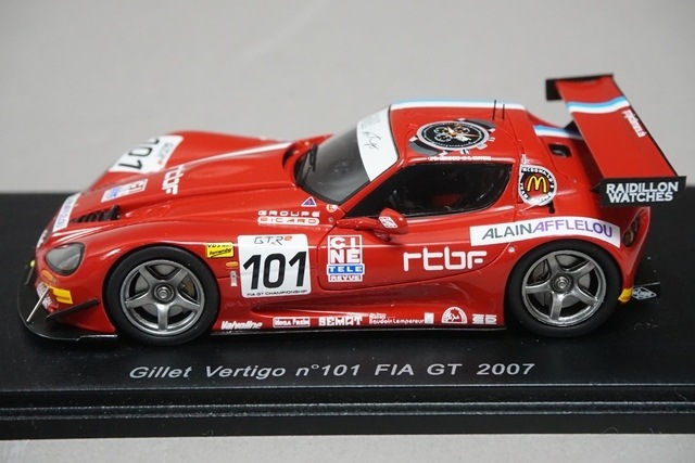 1/43 スパーク S1463 ギレ ヴェルティゴ FIA GT 2007 #101, Boost Gear