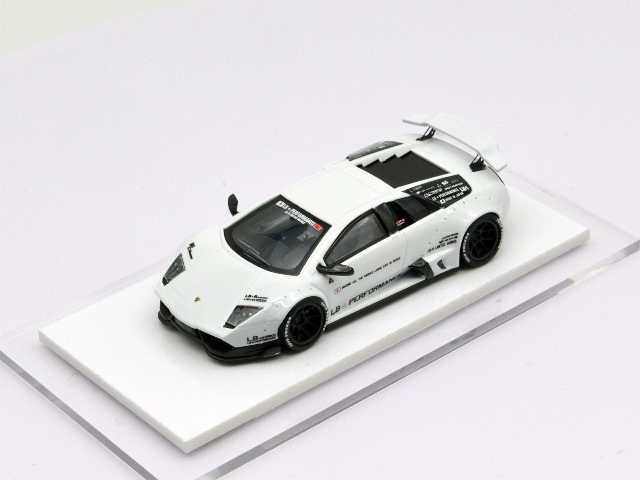  LB670-006 LBPERFORMANCE 1/64 LIBERTY WALK LB Works Murcielago LP670 White