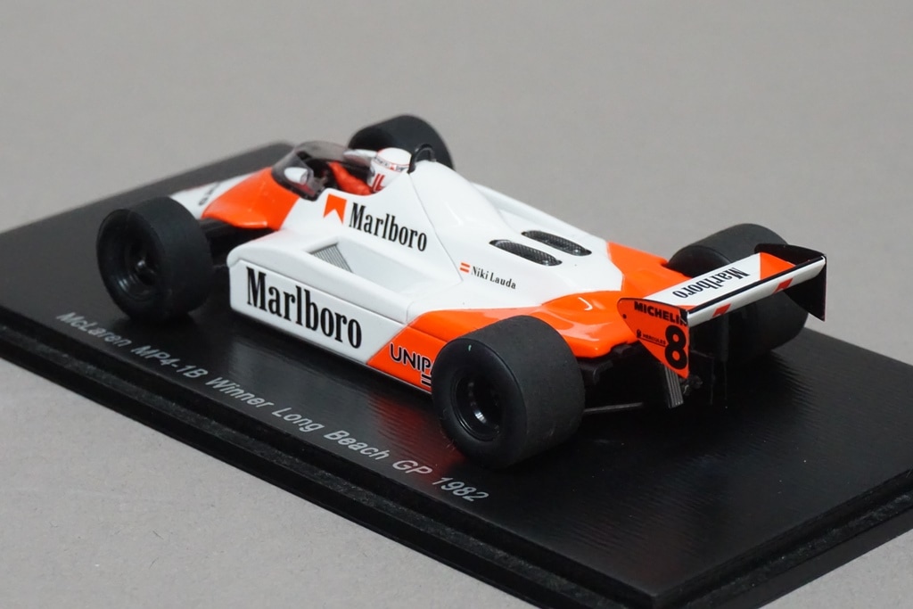 1/43 スパーク S4303 マクラーレン MP4-1B ロングビーチGP 優勝