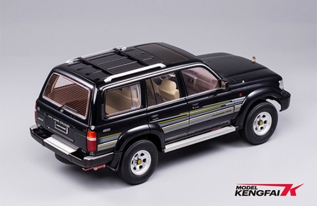 △全開閉！金属製！KengFai 1/18 Toyota ミニカー LAND CRUISER