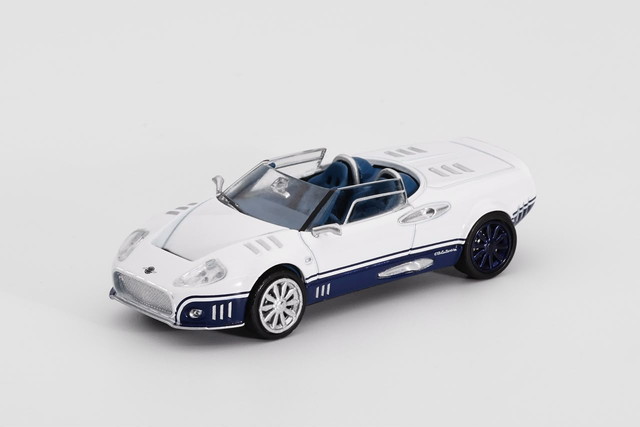 ͽ�� LL-016-327 Shadow 1/64 ���ѥ����� Spyker C12 White& blue (LHD)