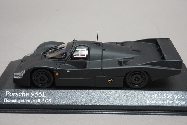 1/43 ミニチャンプス 433826593 京商 ホモロゲーション BLACK/ブラック