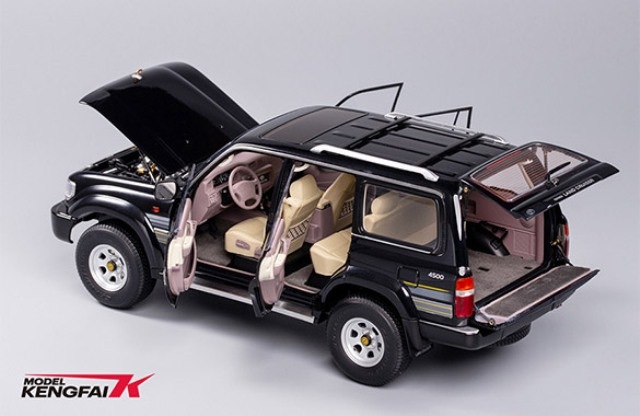 ��� KF032-2 KENGFai 1/18 �ȥ西 Toyota Land Cruiser ���ɥ��롼���� VX-R LC80 Black General 