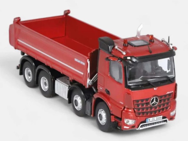 ��� 1066/10 NZG 1/50 ��륻�ǥ� �٥�� MB Arocs 8x4 dumper red 