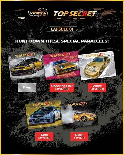 新品 TC-TSE-01 Tarmac Works TARMAC CARDS Top Secret Capsule 01