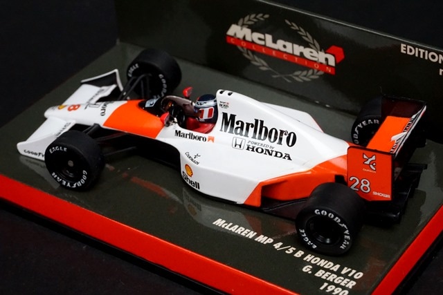 1/43 ߥ˥ץ 530904328 ޥ顼ۥ MP4/5B V10 G.٥륬 1990#28 ޥ顼󥳥쥯No.8 ޥܥ