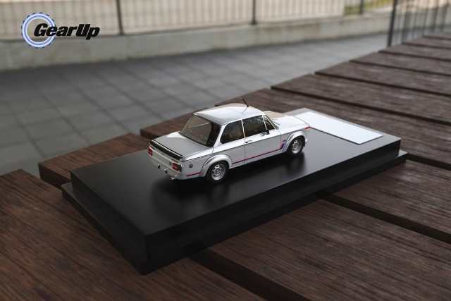 ͽ  Gear Up Models / GUM 1/64 BMW 02 Series 2002 Turbo Silver