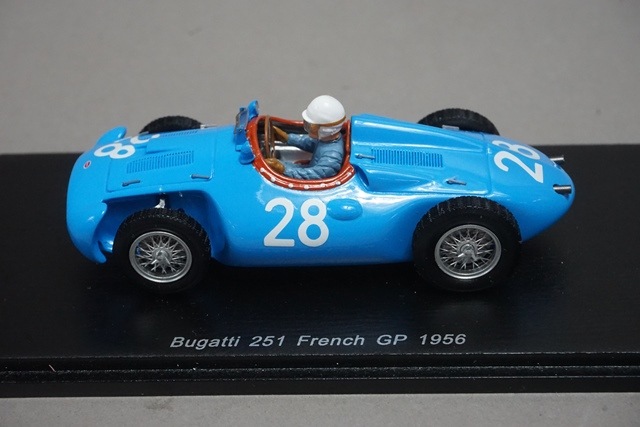 ブガッティ 1/43 スパーク S5280 ブガッティ 251 フランスGP 1956 #28, Boost Gear