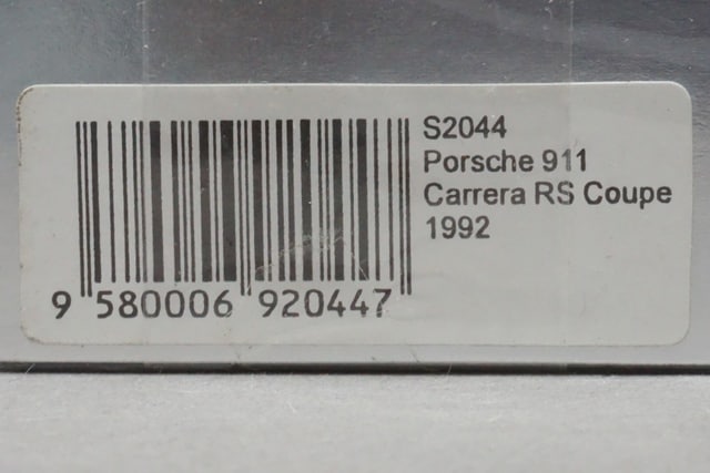 スパーク 1/43 ポルシェ 911 カレラ RS クーペ 1992 1/43 スパーク S2044 ポルシェ 911 カレラ RS クーペ 1992, Boost Gear