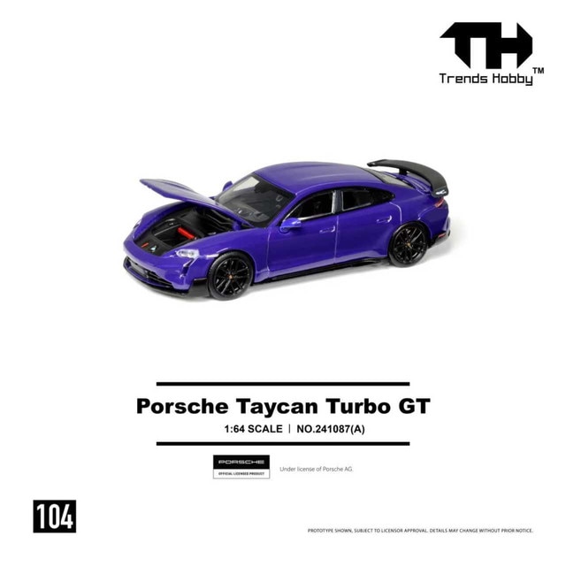 新品 #104-241087(A) Trends Hobby 1/64 ポルシェ タイカン ターボ