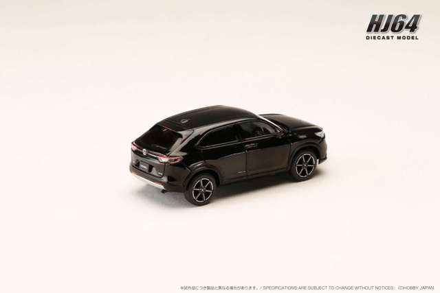 ホンダ　ヴェゼル　ミニカー　ブラック系　1/43 ホビージャパン 1/43 ホンダ ヴェゼル 純正オプション装着車
