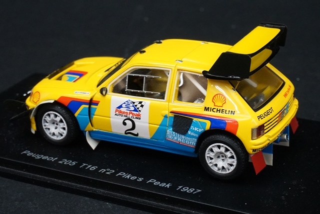 1/43 スパーク S1265 プジョー 205 T16 パイクスピーク A