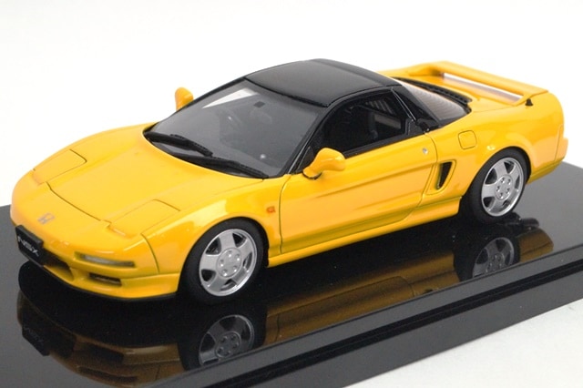 新品 17B18-08 ONEMODEL 1/43 ホンダ NSX-NA1 Spa Yellow Pearl, Boost