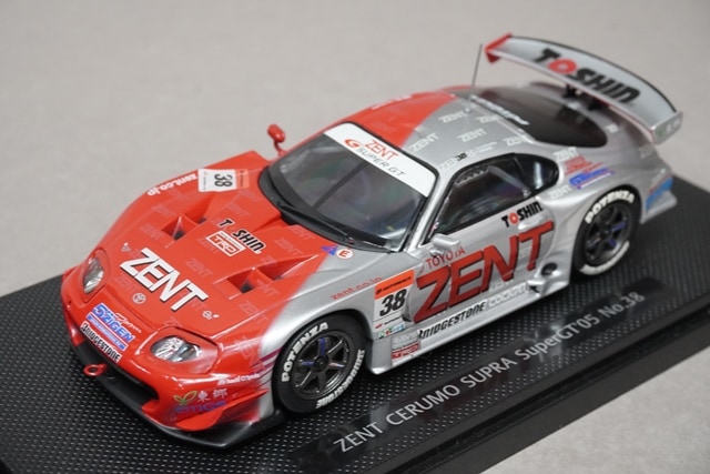 1/43 エブロ 43695 トヨタ ゼント セルモ スープラ スーパーGT 2005