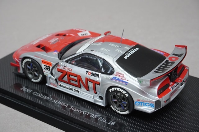 1/43 エブロ 43695 トヨタ ゼント セルモ スープラ スーパーGT 2005