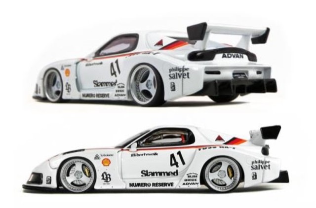 新品 DBW058A D-MODEL 1/64 マツダ MAZDA RX-7 LB スーパーシルエット