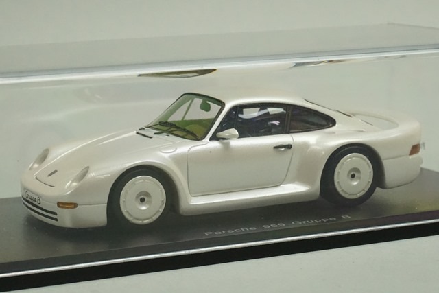1/43 スパーク S0959 ポルシェ 959 Gruppe B パールホワイト, Boost