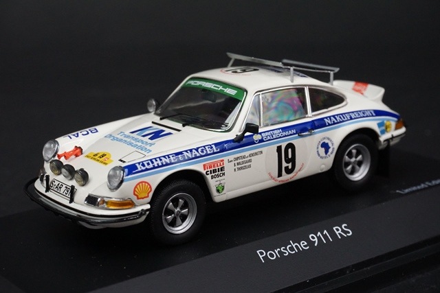 1/43 シュコー 450355800 ポルシェ 911 RS #19 サファリ ラリー 1974