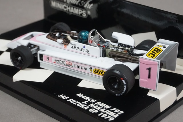 1/43 ミニチャンプス 400790191 マーチ BMW 792 JAF 鈴鹿GP 1979 #1