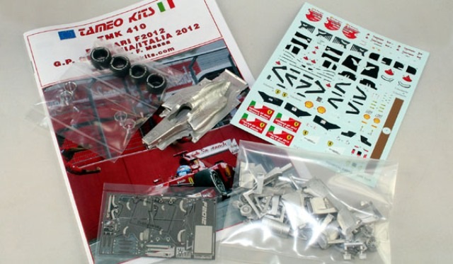 取寄せ TMK410 タメオキット 1/43 フェラーリ F2012 German/Italian
