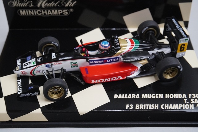 1/43 ミニチャンプス 400010306 ダラーラ 無限 ホンダ F301 F3