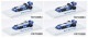 ���� K07038B-SET2 ���� 1/64 (�ƥ����) ������� Tyrrell P34 ��6�拾��ץ꡼�ȥ��å� (�ߥ˥������֥å�:��6���å�)