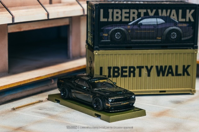 新品 T64G-TL039-BK Tarmac Works 1/64 ダッジ LB-WORKS Dodge