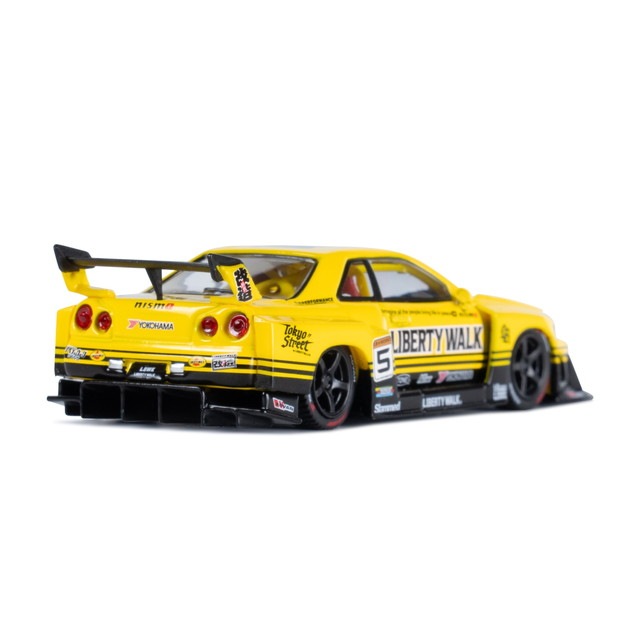 新品 MC249-YEBK TSM MINI-GT 1/64 日産 Nissan LB-ER34 Super