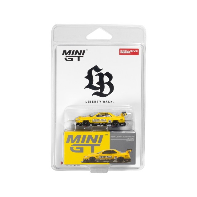 新品 MC249-YEBK TSM MINI-GT 1/64 日産 Nissan LB-ER34 Super