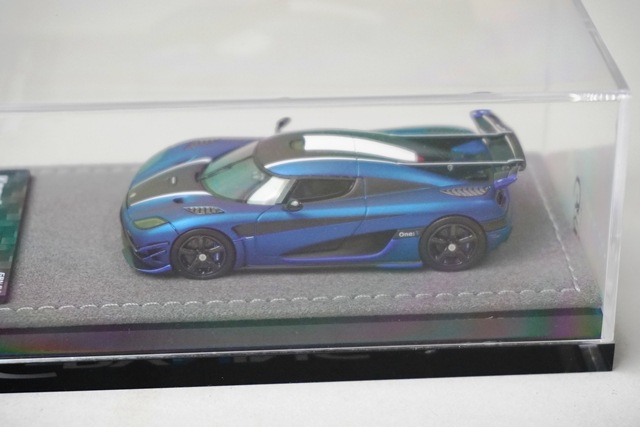 Gryning Model 1/64 ケーニグセグ　one:1 ブルー GRYNING 1:64 Blue Koenigsegg ONE:1 Resin Car Model | eBay