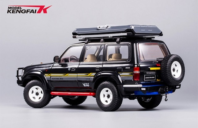 ��� KF032-5 KENGFai 1/18 �ȥ西 Toyota Land Cruiser ���ɥ��롼���� VX-R LC80 Black Refitted 