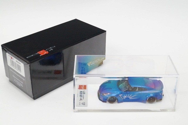 新品 MZE007 メイクアップ/アイドロン 1/43 LB☆WORKS R35 GT-R Duck