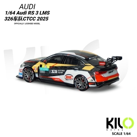 新品 KLW0024-4 KILOworks 1/64 アウディ RS 3 LMS 326 チームCTCC