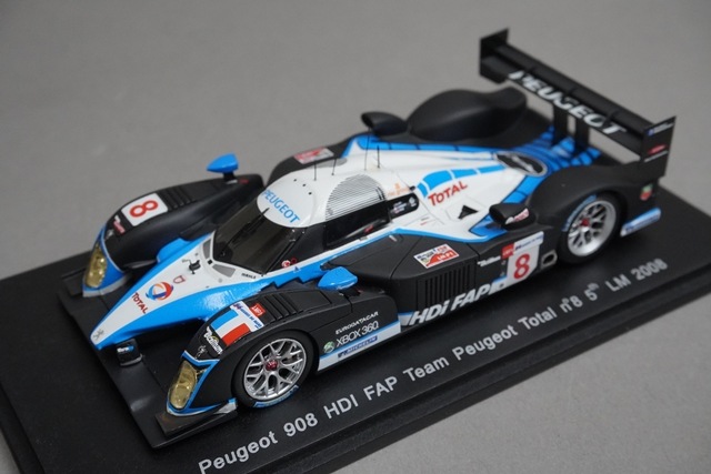 1/43 スパーク S1280 プジョー 908 HDI FAP チームプジョー トータル