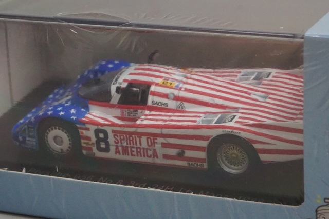 新品Y176 スパーク 1/64 ポルシェ 956 #8 3rd 24H ルマン 1986 G