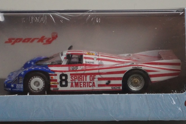 新品Y176 スパーク 1/64 ポルシェ 956 #8 3rd 24H ルマン 1986 G
