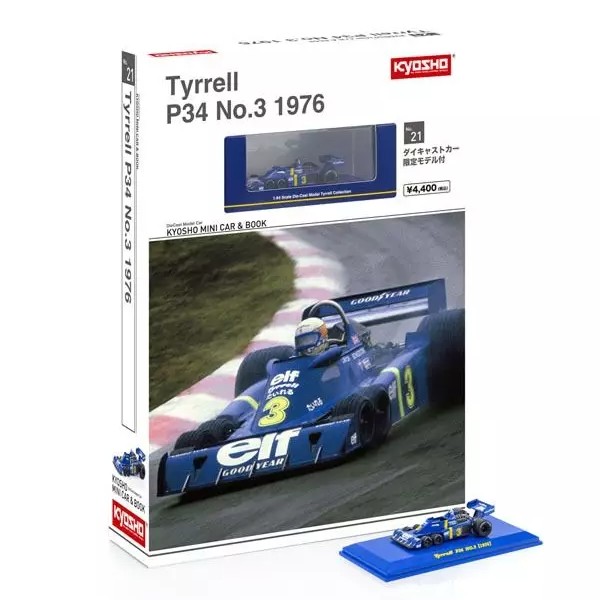 ���� K07038B1 ���� 1/64 �ƥ���� Tyrrell P34 1976 No.3 (�ߥ˥������֥å�) 