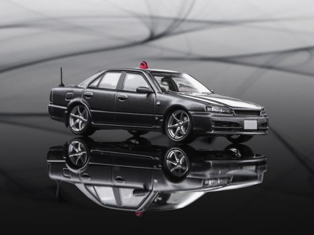 希少 SKYLINE RS パトカー 新品 Mortal 1/64 日産 スカイライン ER34 SKYLINE 25GT Version