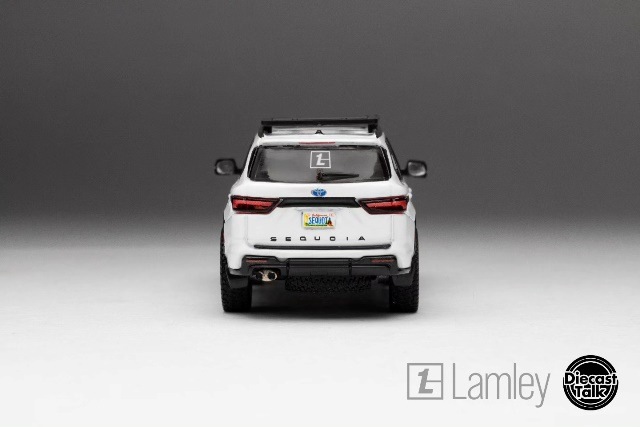 ���� DTG0028-WH GCD �����󥳡��ץץ������� 1/64 �ȥ西 Sequoia TRD PRO Ice Cap White DiecastTalk x Lamley������ 