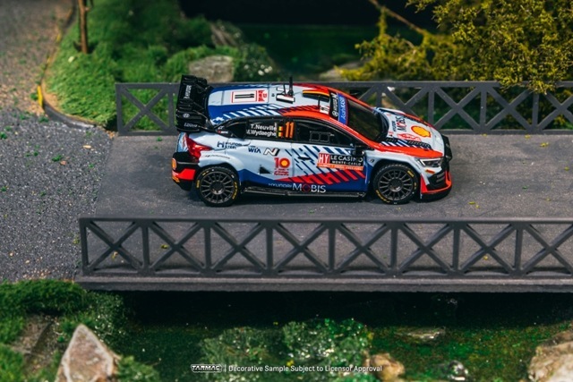  T64-089-24MCR11 Tarmac Works 1/64 ҥ Hyundai i20 N Rally1 Hybrid Rallye Monte-Carlo 2024 Winner Thierry Neuville / Martijn Wydaeghe 