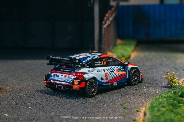  T64-089-24MCR11 Tarmac Works 1/64 ҥ Hyundai i20 N Rally1 Hybrid Rallye Monte-Carlo 2024 Winner Thierry Neuville / Martijn Wydaeghe 